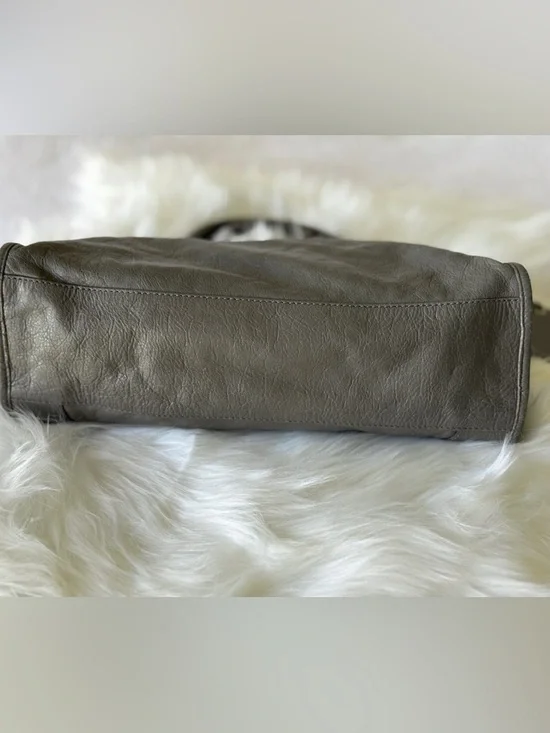 BALENCIAGA CITY BAG GRAY GREY BAG S/S 2016 w/MIRROR SILVER HARDWARE - Picture 10 of 13